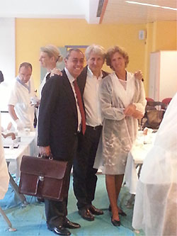 Dr. Anja Helmers, Prof. Ippolito, Dr. Maurizio de Pellegrin, Dr Angela Simon