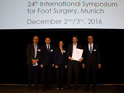 Das Forschungsstipendium der GFFC und der Firma Axomed in Höhe von 5.000 Euro geht an Dr. Tonio Gottlieb aus Berlin.