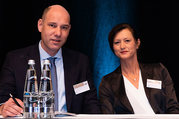 Die Kongresspräsidenten Prof. Beil und Dr. Hase