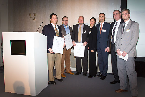 Die Preisträger der E-Poster-Preise der GFFC und der Firma Otto Bock Healthcare Deutschland GmbH